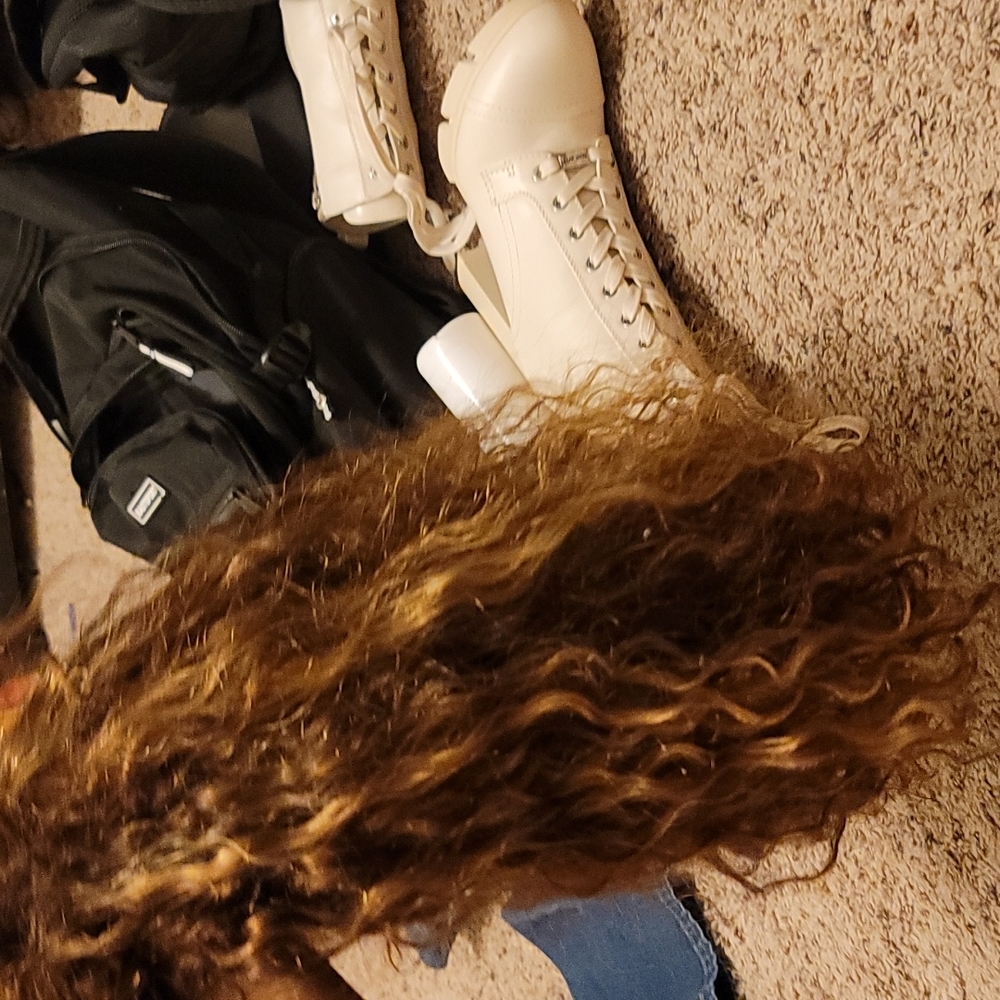 Curly human hair lace front